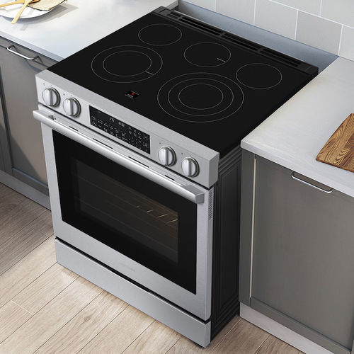 Cuisinière électrique - NSE90H63SRAA - SAMSUNG Home Appliances - à usage professionnel / 5 foyers / 1 four