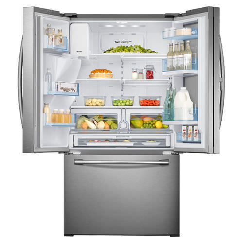 Réfrigérateur américain - RF28HDEDBSR/AA - SAMSUNG Home Appliances - résidentiel / en pose libre / en inox