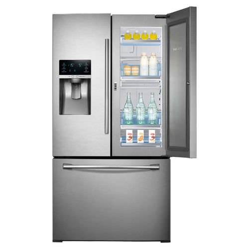 Réfrigérateur américain - RF28HDEDTSR/AA - SAMSUNG Home Appliances - résidentiel / en pose libre / en inox