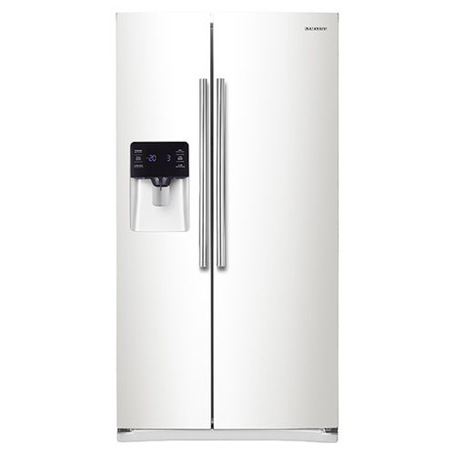 Réfrigérateur américain - RS25H5121WW/AA - SAMSUNG Home Appliances - résidentiel / en pose libre / blanc