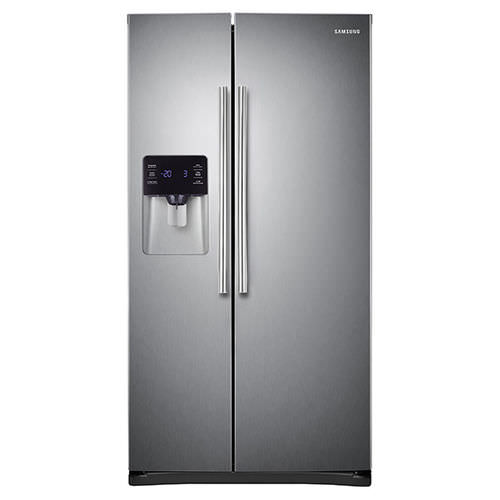Réfrigérateur américain - RS25H5121SR/AA - SAMSUNG Home Appliances - résidentiel / en pose libre / en inox
