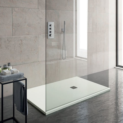 Receveur de douche rectangulaire - SYN DOCCIA - LASAIDEA - à poser / extra plat / en composite
