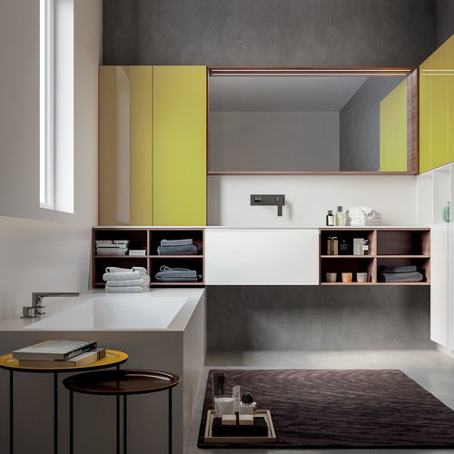 Meuble de salle de bain contemporain - B 08 - LASAIDEA - résidentiel / en bois / laqué