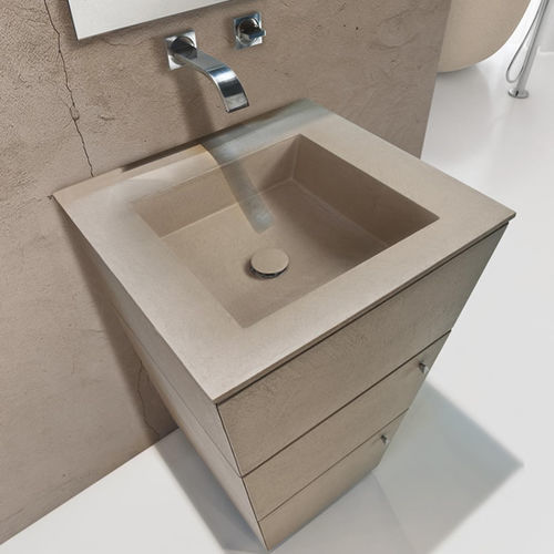 Meuble vasque à poser - LIBECCIO 30 - LASAIDEA - en bois / contemporain / sans porte
