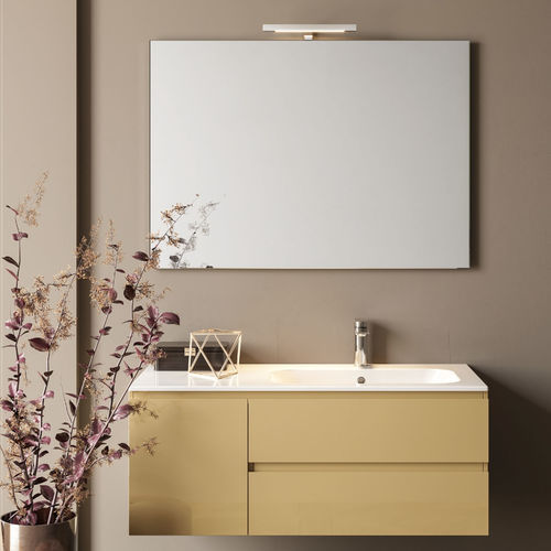 Meuble vasque suspendu - XIL C 03 - LASAIDEA - en bois / en céramique / contemporain