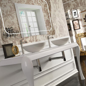 Console pour lavabo en bois - GAUDÌ AIR 01 - LASAIDEA