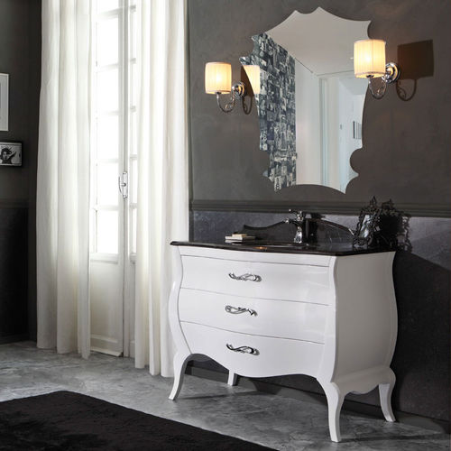 Meuble vasque à poser - VINTAGE 03 - LEGNOBAGNO - en bois / en marbre / design original