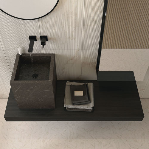 Plan vasque en bois - FL06 - LEGNOBAGNO - en mélaminé / sur mesure