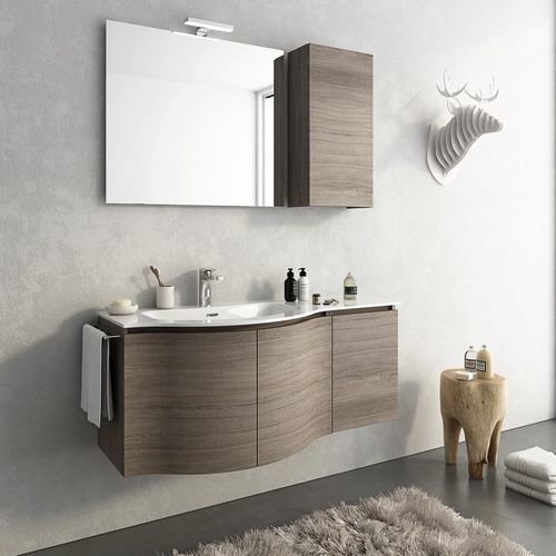 Meuble vasque suspendu - UCO14 - LEGNOBAGNO - en chêne / en Ocritech® / contemporain