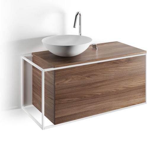Meuble vasque suspendu - GRELA : 8262.03 - LINEABETA - en bois / contemporain