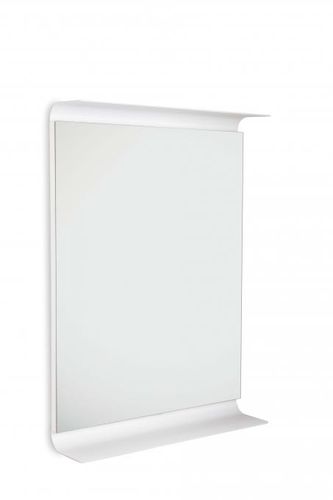 Miroir de salle de bain mural - CURVÀ : 5689.09  - LINEABETA - contemporain / rectangulaire / avec étagère