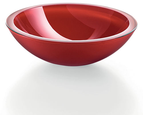 Vasque à poser - ACQUAIO : 53695.29.80 - LINEABETA - en verre / ronde / contemporaine