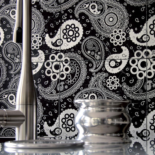 Carrelage en marbre - ACQUAFORTE : PAISLEY - LITHOS MOSAICO ITALIA - d'intérieur / de sol / à motif