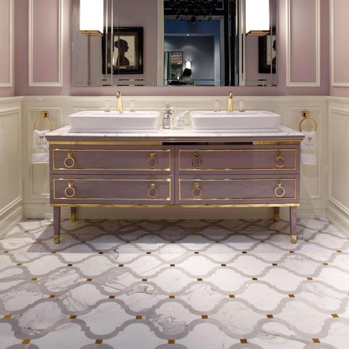Carrelage en marbre - ACQUALINE : PROVENCE - LITHOS MOSAICO ITALIA - poli / d'intérieur / de sol