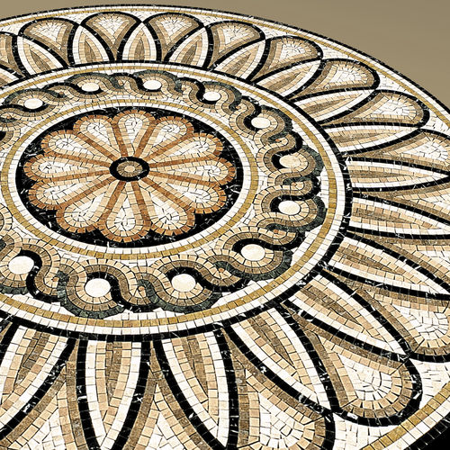 Mosaïque en marbre - ARTISTIC : ZARA - LITHOS MOSAICO ITALIA - polie / mate / d'intérieur