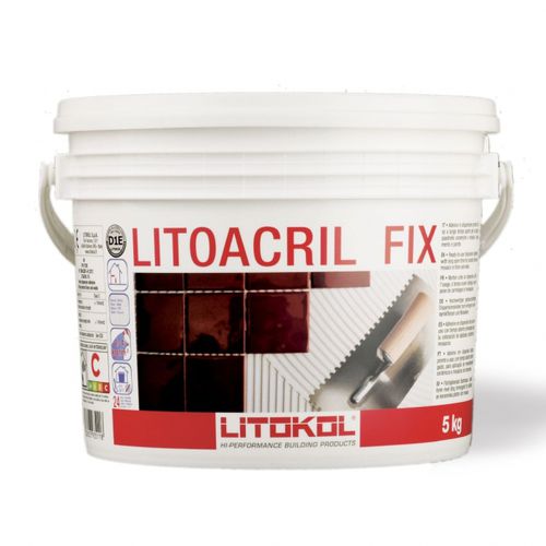 Colle en pâte de fixation - LITOACRIL FIX - LITOKOL - pour plâtre / pour ciment / pour béton