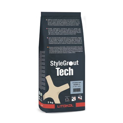 Mortier-colle de masticage - STYLEGROUT TECH - LITOKOL - pour carrelage / hydraulique / en poudre