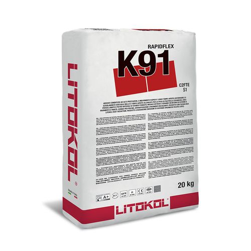 Ciment colle pour carrelage - RAPIDFLEX K91 - LITOKOL - pour piscine / pour façade