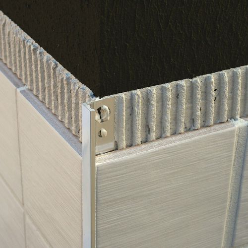 Profilé de finition aluminium - ESA    - LITOKOL - pour carrelage / pour angle extérieur / en L
