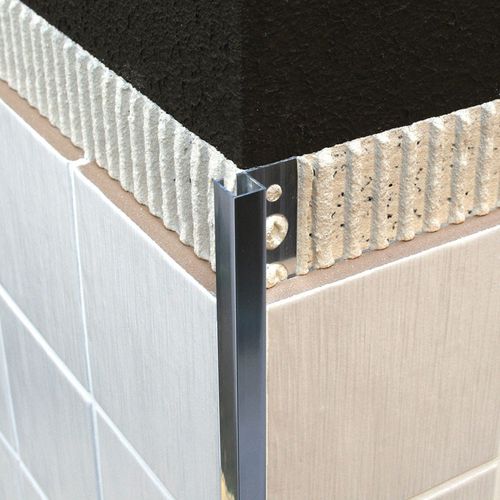 Profilé de finition aluminium - TDP      - LITOKOL - pour carrelage / pour angle extérieur / en L