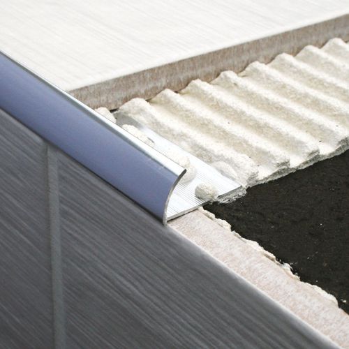 Profilé de finition aluminium - ERA  - LITOKOL - pour carrelage / pour angle extérieur / quart-de-rond