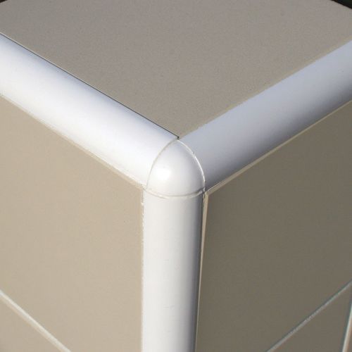 Profilé de finition en PVC - ETR  - LITOKOL - pour carrelage / pour angle extérieur / quart-de-rond