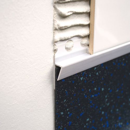 Profilé de séparation en PVC - EVC & EVU - LITOKOL - pour carrelage / blanc / mat