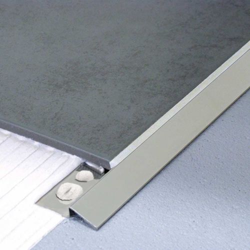 Profilé de transition en acier inox - RSS  - LITOKOL - pour carrelage / de rive / argenté