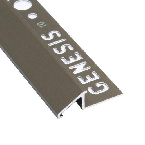 Profilé de transition aluminium - RUA  - LITOKOL - pour carrelage / de rive / argenté