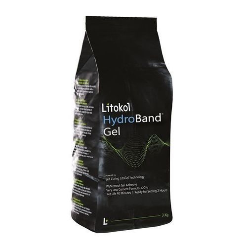 Mastic élastique - HYDROBAND GEL - LITOKOL - à base de polymer / pour étanchéité / adhésif