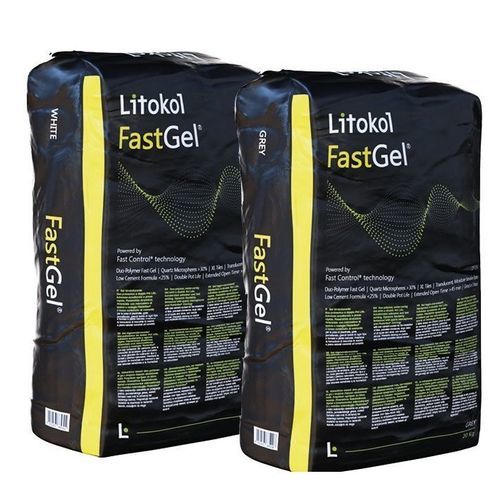 Mortier-colle pour chape - FASTGEL&reg; - LITOKOL - pour carrelage / pour pierre / pour marbre