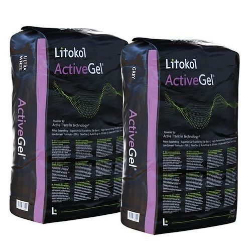 Mortier-colle pour carrelage - ACTIVEGEL&reg; - LITOKOL - pour pierre / pour marbre / polymère
