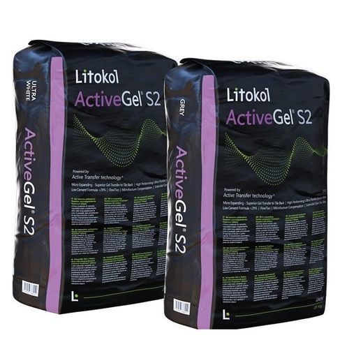 Mortier-colle pour chape - ACTIVEGEL&reg; S2 - LITOKOL - pour carrelage / pour pierre / pour mur