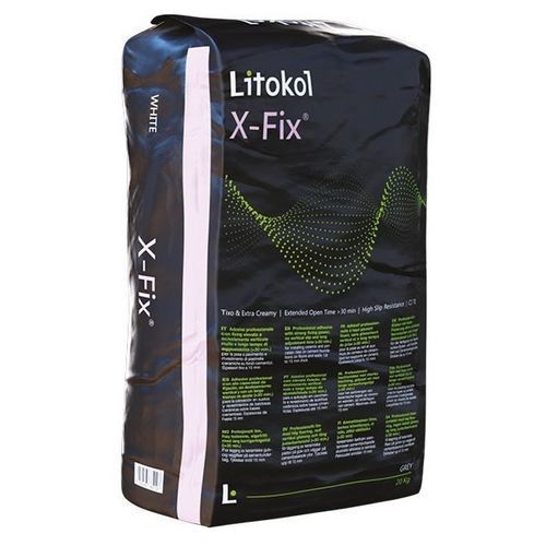 Ciment colle pour carrelage - X-FIX&reg; - LITOKOL - pour façade / pour revêtement mural / pour revêtement de sol
