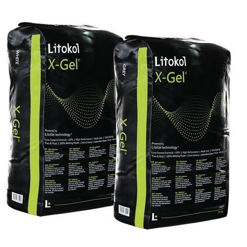 Mortier-colle pour chape - X-GEL&reg; - LITOKOL - pour carrelage / pour mur / polymère