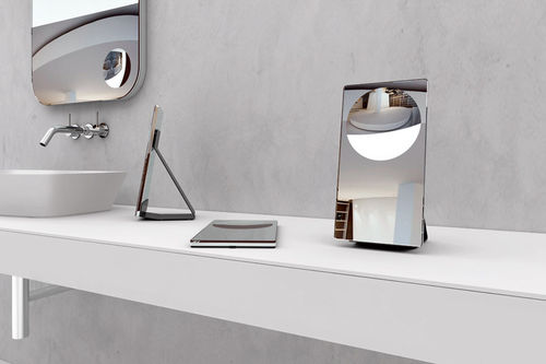 Miroir de salle de bain à poser - APP - MAKRO - contemporain / rectangulaire / grossissant