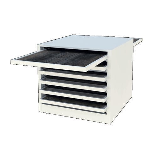Présentoir à carrelage en bois - Q 100 - MAROCCHI - en mélaminé / double-face / à panneau
