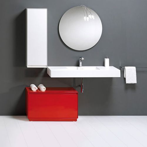 Meuble bas de salle de bain - LU.18 - MOBILTESINO - à poser