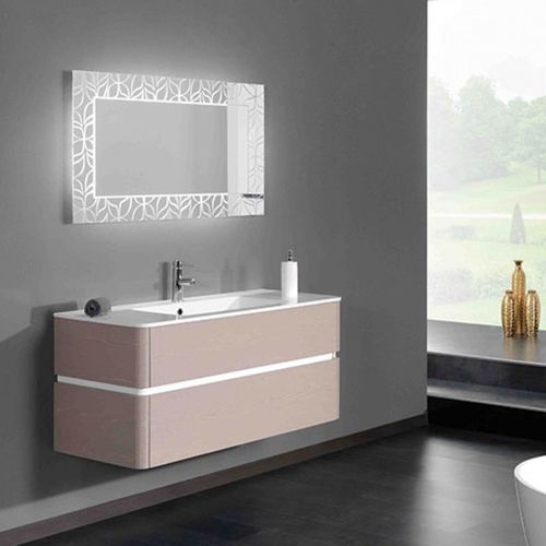 Meuble vasque suspendu - QU40 - MOBILTESINO - en orme / contemporain / avec tiroirs