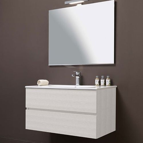 Meuble vasque suspendu - HD.14 - MOBILTESINO - stratifié / en céramique / contemporain