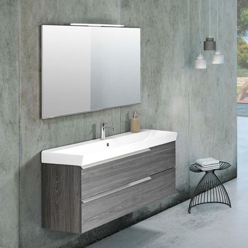 Meuble vasque suspendu - FY06 - MOBILTESINO - stratifié / contemporain / avec tiroirs