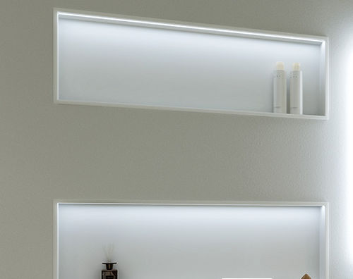Niche murale en Corian® - CONTAINER - MOMA DESIGN - rectangulaire / de salle de bain
