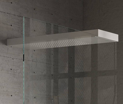Pommeau de douche mural - SHOWER GLASS - MOMA DESIGN - rectangulaire / pluie