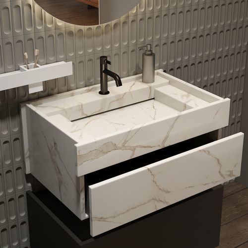 Vasque suspendue - HEDONIST - MOMA DESIGN - en Solid Surface / en Corian® / en marbre