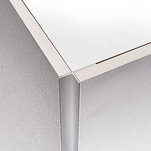 Profilé de finition en aluminium anodisé - PLANO PS 130 - PROFILITEC - pour angle extérieur / chant droit