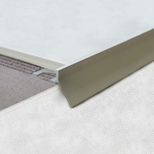 Profilé de finition en aluminium - BORDERTEC BBR - PROFILITEC - en aluminium anodisé / pour carrelage / pour revêtement de sol