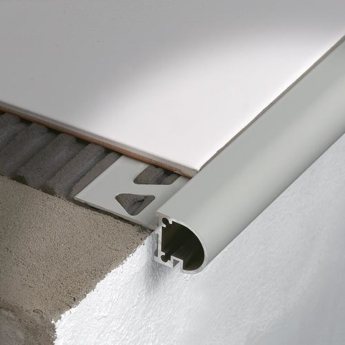 Profilé de finition en aluminium - BORDERTEC BR - PROFILITEC - pour sol / pour angle extérieur / pour carrelage