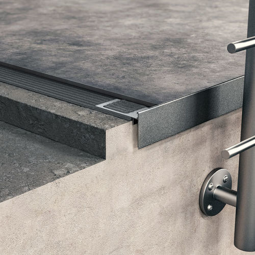 Profilé de finition en aluminium - BORDERTEC BSS - PROFILITEC - pour revêtement de sol / pour sol / pour carrelage
