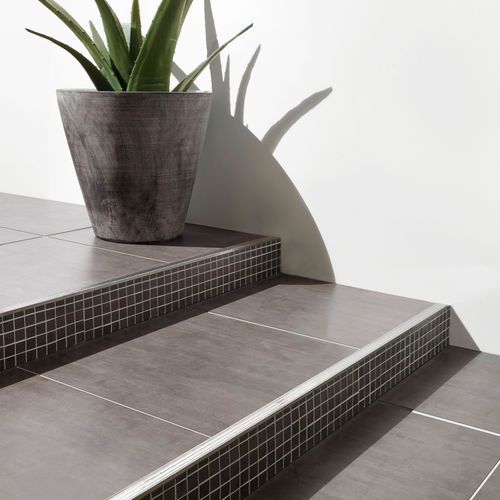 Nez de marche en aluminium - PROBASIC series - PROLINE - en inox / en PVC / antidérapant