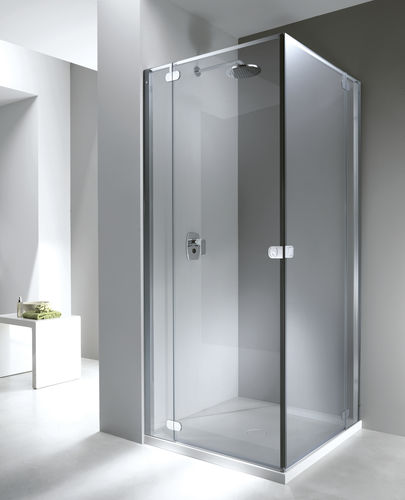 Cabine de douche en verre - FT - PROVEX - avec porte battante / rectangulaire / en verre transparent